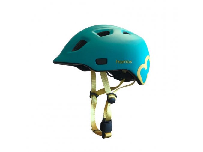 HAMAX Cyklohelma Thundercap Turquoise/Yellow 52-56