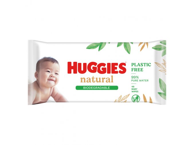 HUGGIES® Obrúsky vlhčené Biodegradable 48 ks