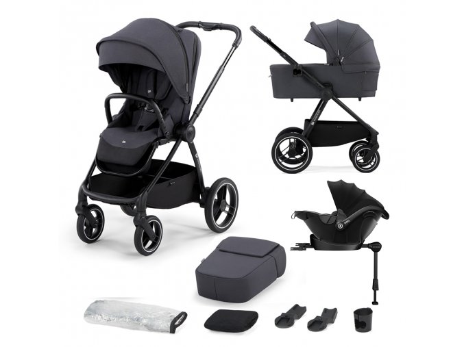 KINDERKRAFT SELECT Kočík kombinovaný Nea 4v1 Deep Grey, Premium