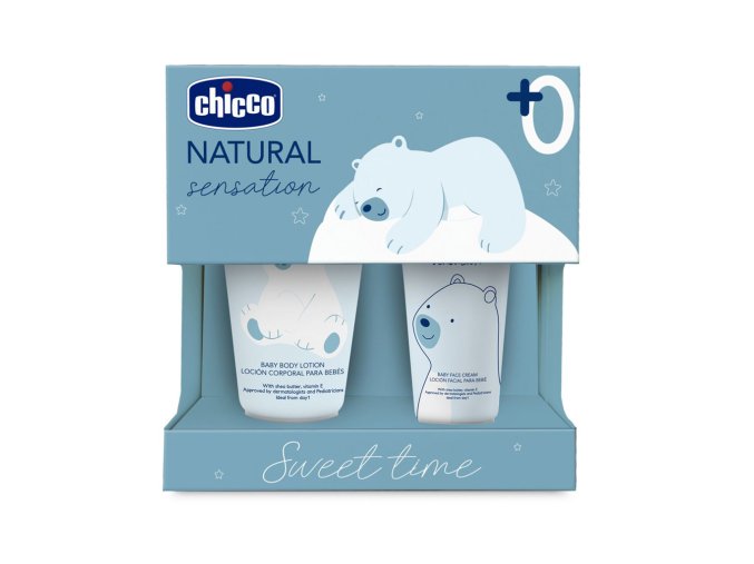 CHICCO Set darčekový kozmetický Natural Sensation - Sweet Time 0m+