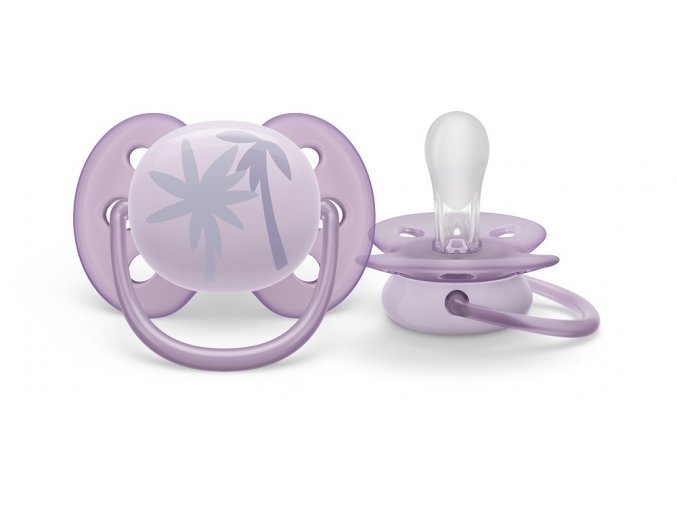 Philips AVENT Cumlík Ultrasoft Premium 0-6m fialová 1 ks