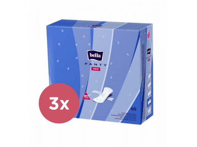 3x BELLA Panty new 60 ks - slipové vložky