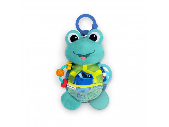 BABY EINSTEIN Hračka aktívna na C krúžku korytnačka Neptune’s Sensory Sidekick™ 0m+