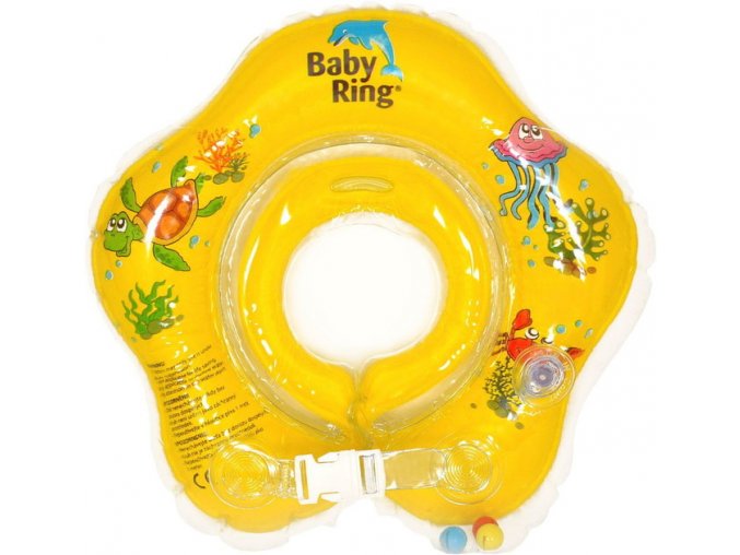 BABY RING Kruh na kúpanie 0-24 m - žltý