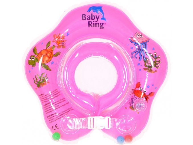 BABY RING Kruh na kúpanie 3-36 m - ružový