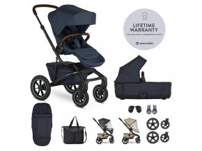 EASYWALKER Kočík kombinovaný Jimmey Indigo Blue XXL AIR + RWS