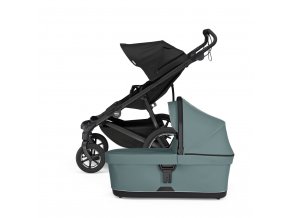 THULE Kočík Urban Glide 4-wheel Black/Mid Blue set S