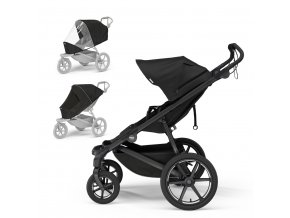 THULE Kočík športový Urban Glide 4-wheel Black set M