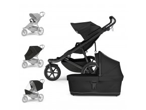 THULE Kočík Urban Glide 3 Black/Black set L