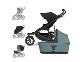 THULE Kočík Urban Glide 3 Black/Mid Blue set L