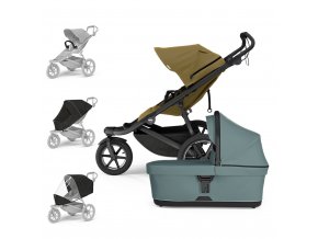 THULE Kočík Urban Glide 3 Nutria/Mid Blue set L