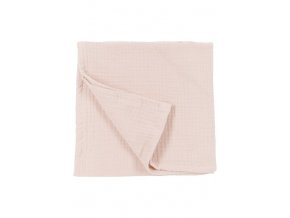 Mušelínová deka 140x200 - Soft pink