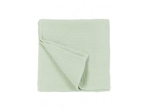 Mušelínová deka 140x200 - Soft green