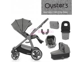 Oyster3 luxusný balíček 6 v 1 - Mercury / City Grey 2022