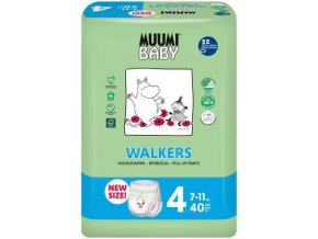 MUUMI Baby Walkers Nohavičky plienkové jednorazové 4 (7-11 kg) 40 ks