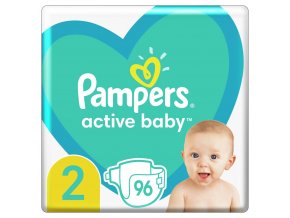 PAMPERS Active Baby Plienky jednorazové 2 (4-8 kg) 96 ks