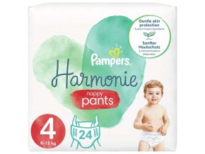 PAMPERS Harmonie Pants Nohavičky plienkové jednorazové 4 (9-15 kg) 24 ks