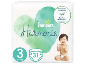 PAMPERS Harmonie Plienky jednorazové 3 (6-10 kg) 31 ks