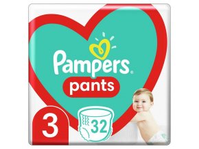 PAMPERS Pants Nohavičky plienkové jednorazové 3 (6-11 kg) 32 ks