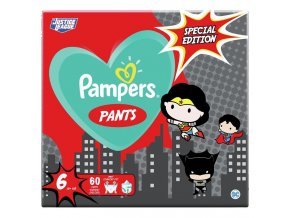 PAMPERS Pants Nohavičky plienkové jednorazové 6 (15 kg+) 60 ks - Warner Bros LTD