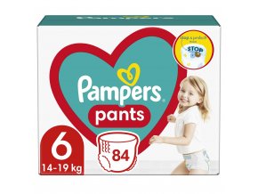 PAMPERS Pants Nohavičky plienkové jednorazové 6 (15 kg+) 84 ks - MEGA PACK