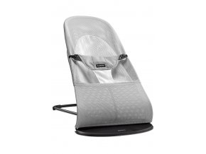 BABYBJÖRN Lehátko Balance Soft, Silver/White Mesh