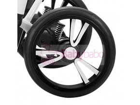 BEBETTO - náhradné bezúdržbové koleso zadné, čierno-bielé