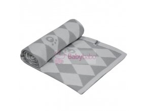 EKO - pletená deka 80x100 cm, grey white