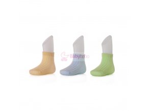 Kikko - BMB ponožky Pastels 3 páry 12-24 mes.
