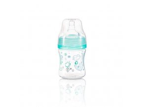 BABYONO Fľaša antikoliková Klasik mint 120 ml 0m+