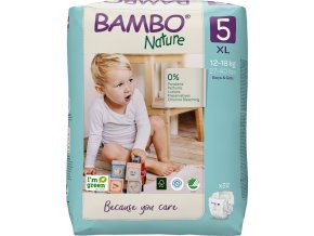 BAMBO Nature Plienky jednorazové 5 XL (12-18 kg) 22 ks