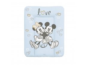 CEBA Podložka prebaľovacia mäkká na komodu (50x70) Disney Minnie & Mickey Blue