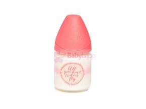 Suavinéx - MLF fľaša sklo 120 ml, ružová/fly