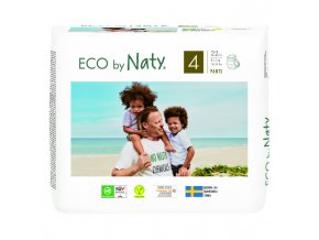 ECO BY NATY PANTS Nohavičky plienkové jednorazové 4 (8-15 kg) 22 ks