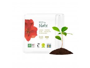 ECO BY NATY Vložky slipové, super-cestovné balenie (2x5 ks)