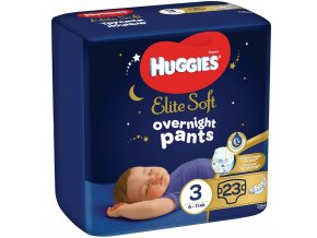 HUGGIES Elite Soft Pants OVN Nohavičky plienkové jednorazové 3 (6-11 kg) 23 ks