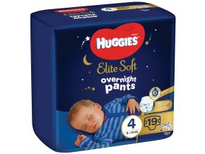 HUGGIES Elite Soft Pants OVN Nohavičky plienkové jednorazové 4 (9-14 kg) 19 ks