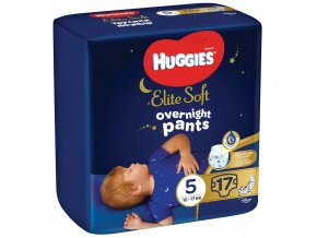 HUGGIES Elite Soft Pants OVN Nohavičky plienkové jednorazové 5 (12-17 kg) 17 ks