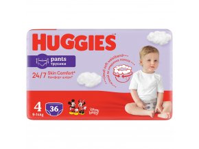 HUGGIES Pants Nohavičky plienkové jednorazové 4 (9-14 kg) 36 ks