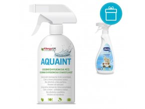 CHICCO Odstraňovač škvŕn Sensitive, 500 ml + AQUAINT 500 ml