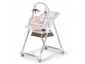 KINDERKRAFT SELECT Stolička jedálenská Lastree Pink, Premium