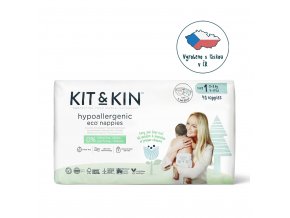 KIT & KIN Plienky jednorazové eko 1 (2-5 kg) 40 ks