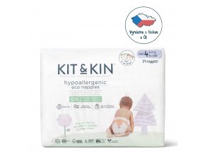 KIT & KIN Plienky jednorazové eko 4 (9-14 kg) 34 ks