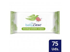 BABY DOVE Biodegradable (rozložiteľné) vlhčené obrúsky 75 ks