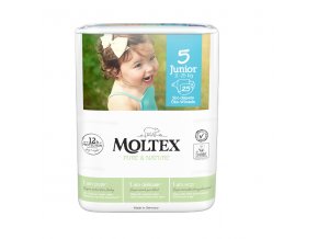 MOLTEX Pure&Nature Plienky jednorazové 5 Junior (11-25 kg) 25 ks