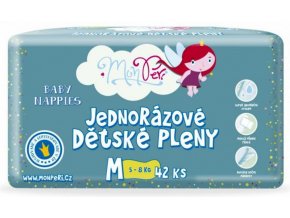 MONPERI Klasik Plienky jednorazové M (5-8 kg) 42 ks