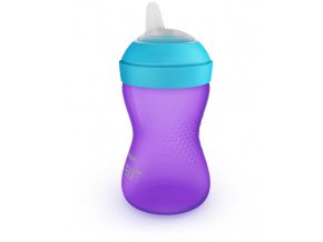 Philips AVENT Hrnček 300 ml Grippy s mäkkým náustkom dievča