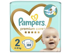 PAMPERS Plienky jednorázové Premium Care veľ. 2 (88 ks) 4-8 kg