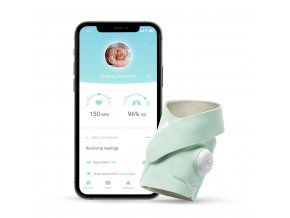 OWLET Ponožka inteligentná Owlet Smart Sock 3 - svetlozelená