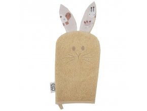 EKO Žinka bavlnená s uškami Bunny Beige 20x15 cm